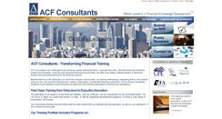 Desktop Screenshot of acfconsultants.com