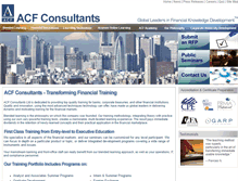 Tablet Screenshot of acfconsultants.com